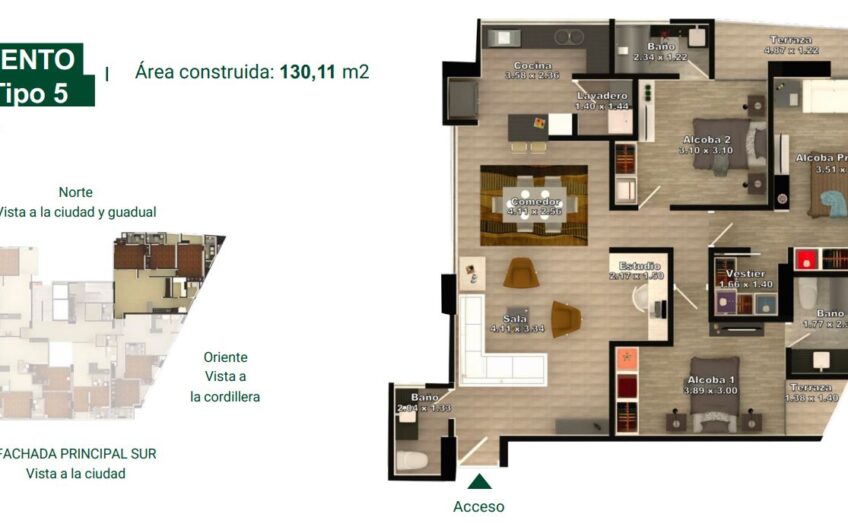 Exclusivos Apartamentos para la Venta – Edificio Sostenible Torre Valparaíso