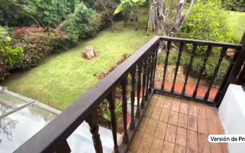 Casa Campestre Amoblada Para La Venta En Bogotá