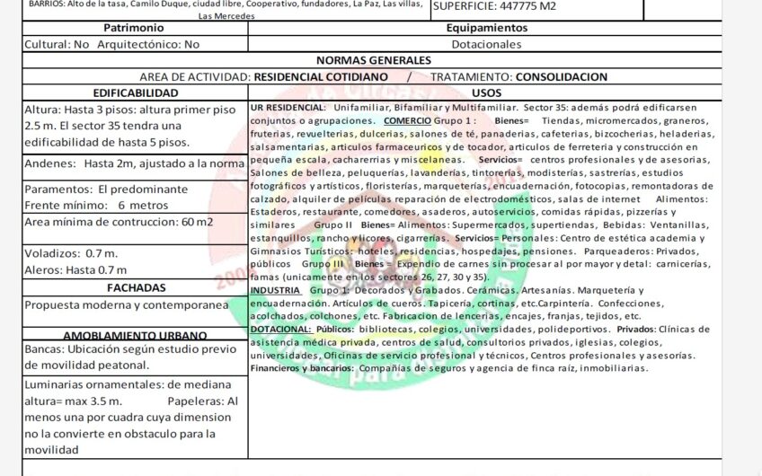 Lote Urbano Para la Venta – Circasia