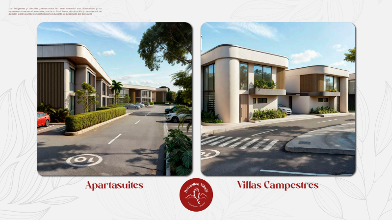 Espectacular Proyecto de Villas Campestres, Apartasuites y Locales Comerciales Vía al Club Campestre de Armenia