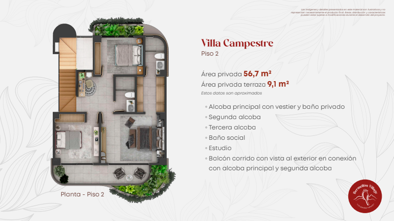 Espectacular Proyecto de Villas Campestres, Apartasuites y Locales Comerciales Vía al Club Campestre de Armenia