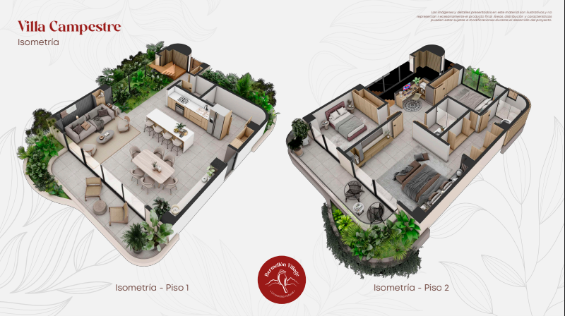 Espectacular Proyecto de Villas Campestres, Apartasuites y Locales Comerciales Vía al Club Campestre de Armenia