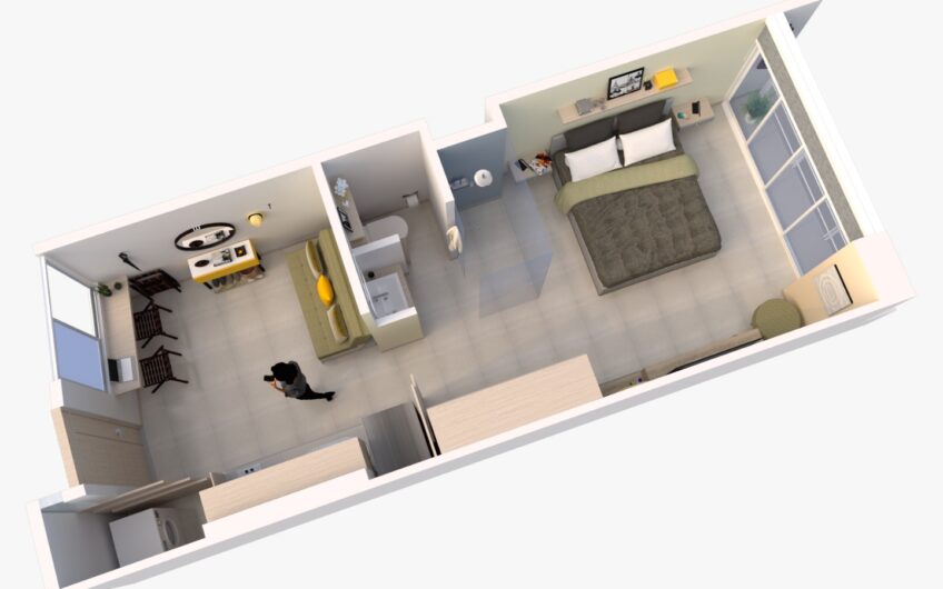 Apartaestudio completamente amoblado para la Venta en la Avenida Centenario